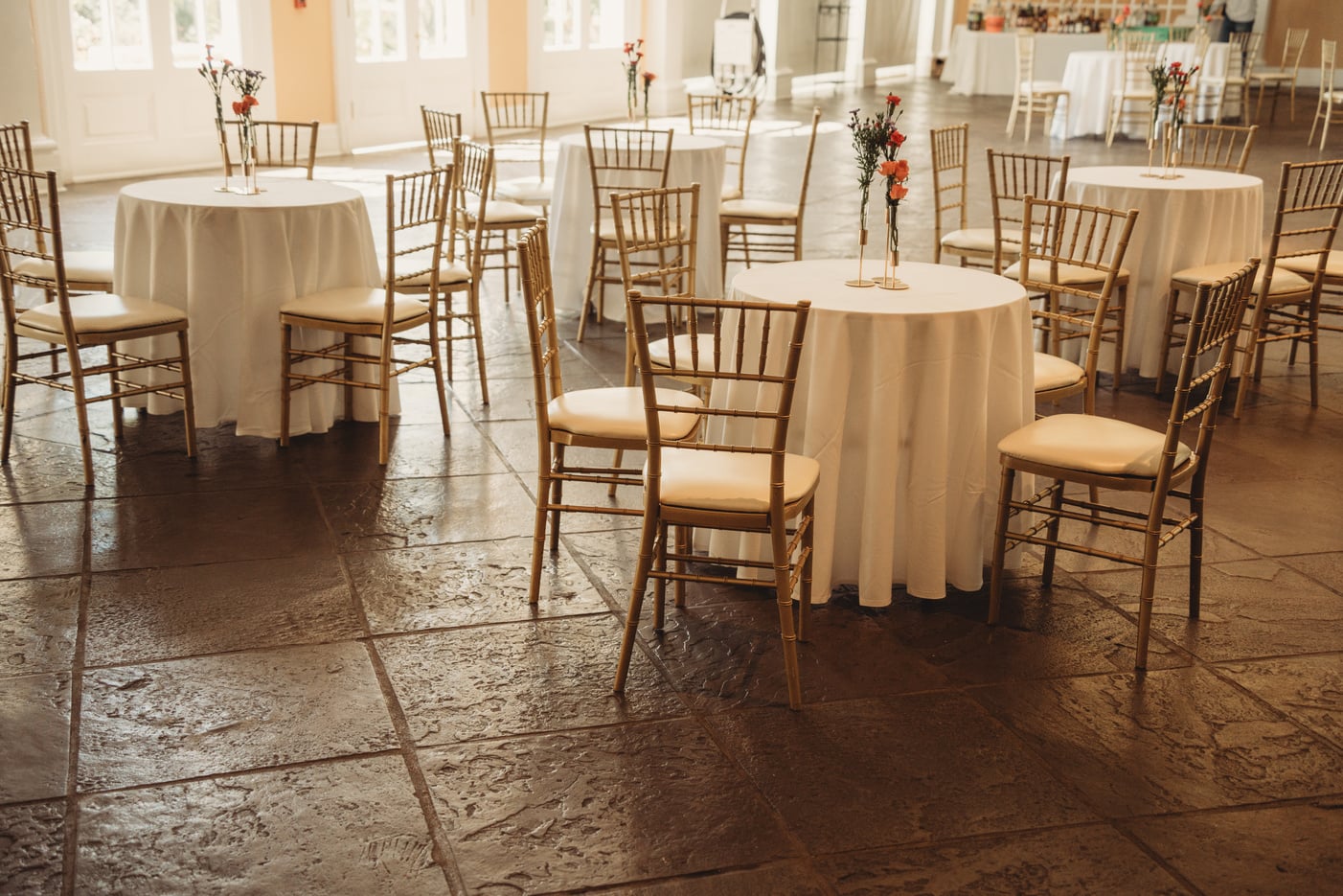 Reception florals by Vintage Garden Florists and Gifts