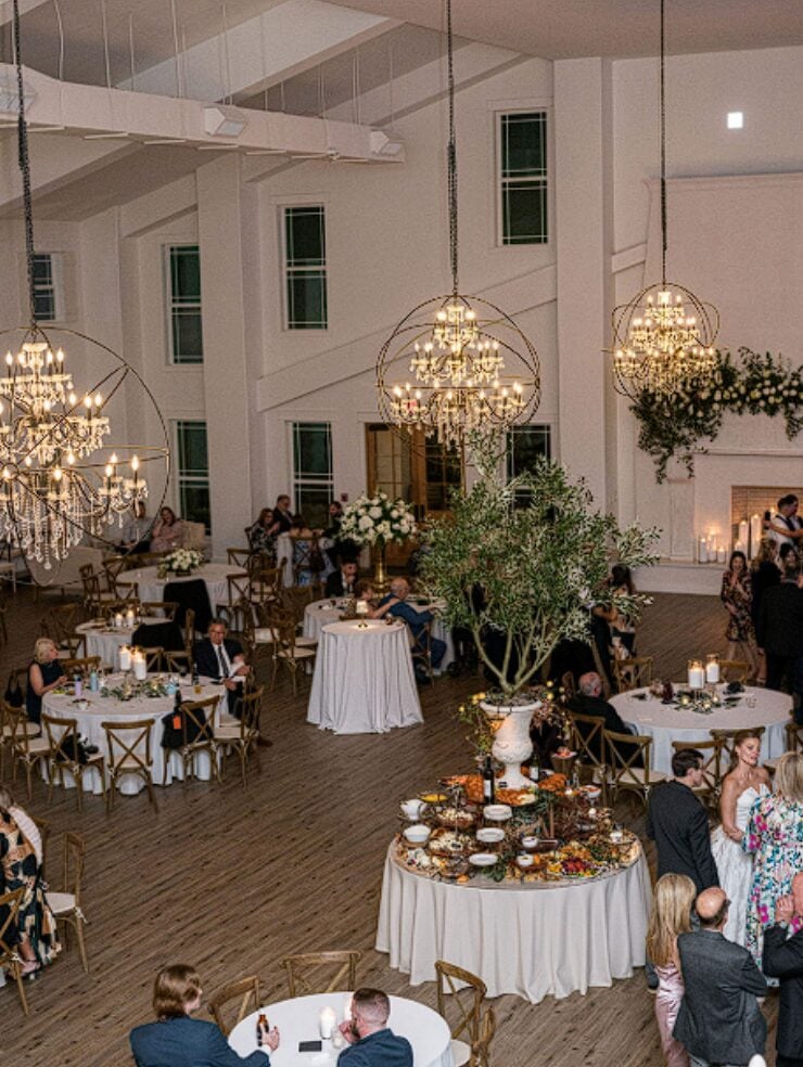Reception ballroom at Milicevic Farm & Vineyard Venue